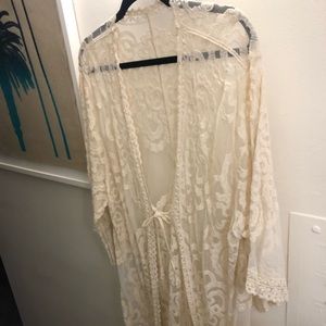 LACE SWIMSUIT COVER UP